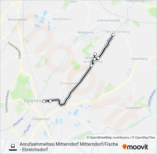 AST MITTERNDORF Bus Line Map
