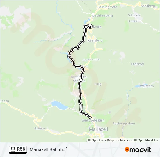 R56 Train Line Map
