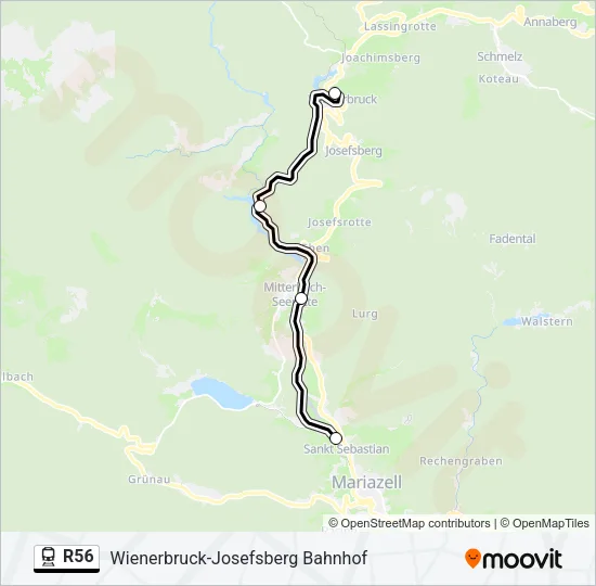 R56 Train Line Map