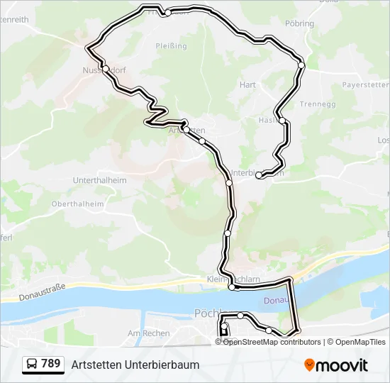 789 Bus Line Map