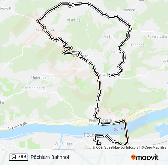 789 Bus Line Map