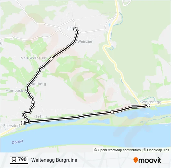 790 Bus Line Map