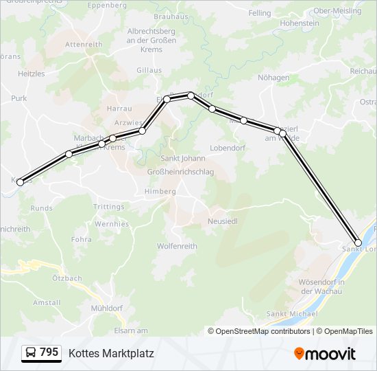795 Route Schedules, Stops & Maps Kottes Marktplatz (Updated)
