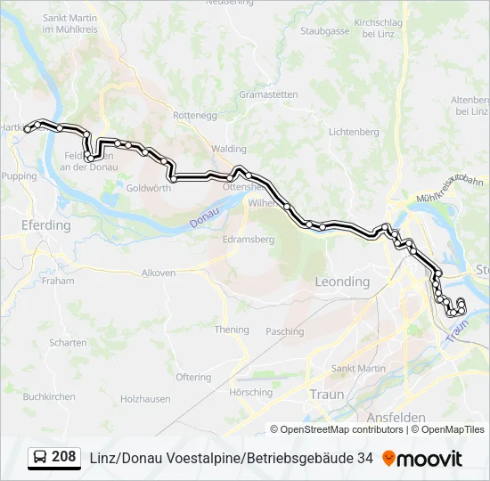 208  Line Map