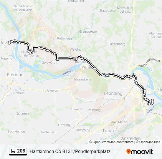 208  Line Map