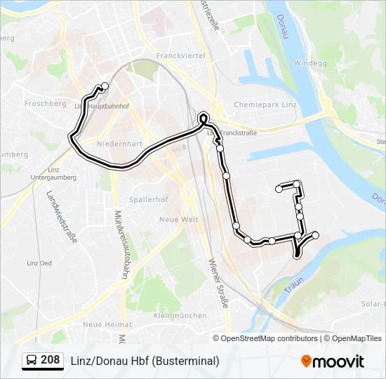 208  Line Map