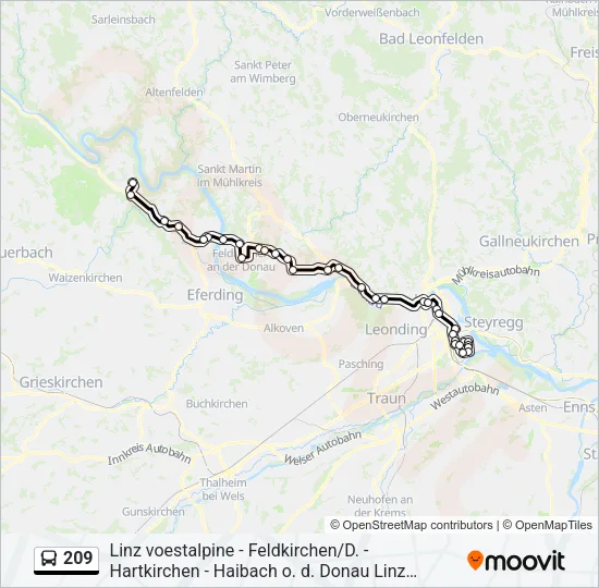 209  Line Map