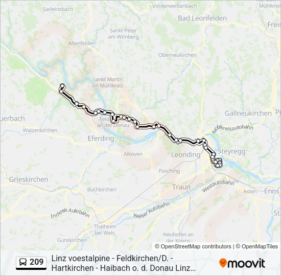 209  Line Map