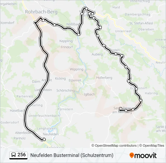 256  Line Map
