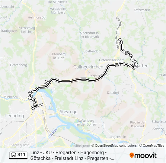 311  Line Map