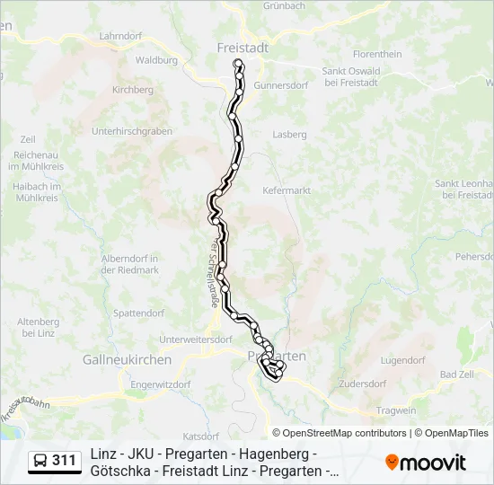 311  Line Map