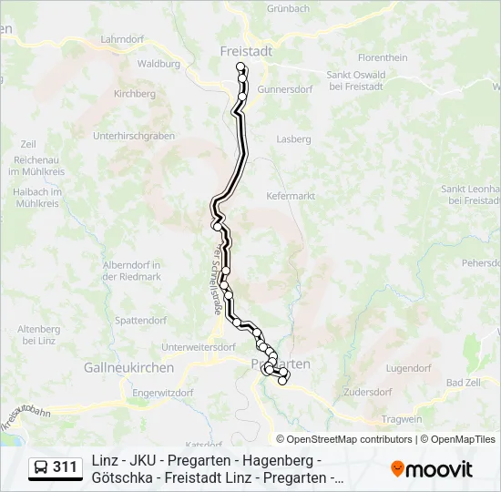311  Line Map