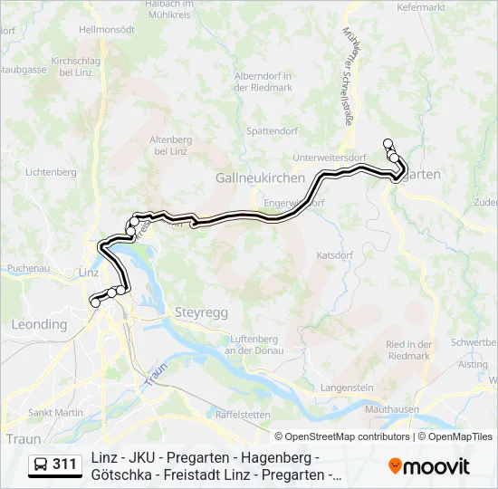 311  Line Map