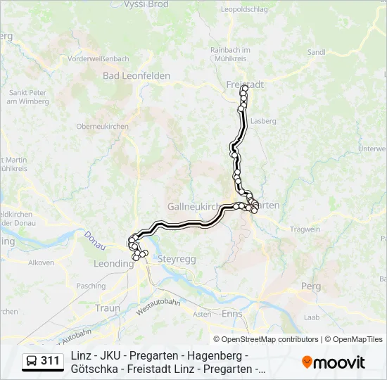 311  Line Map
