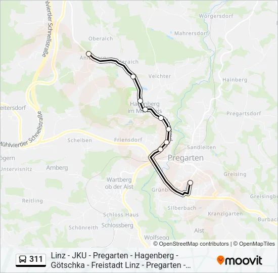311  Line Map