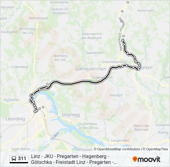 311  Line Map