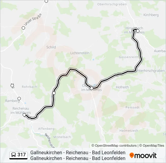 317  Line Map