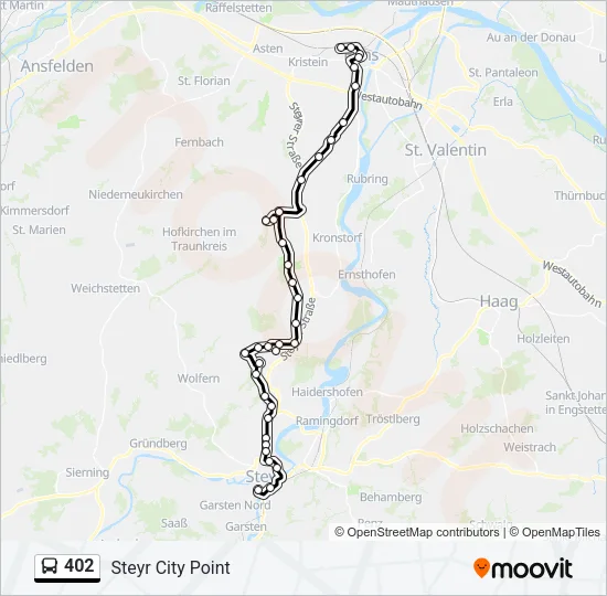 402  Line Map