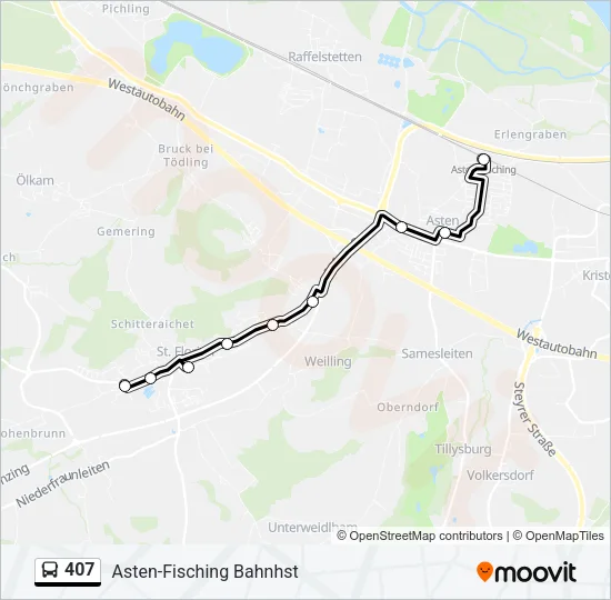 407  Line Map