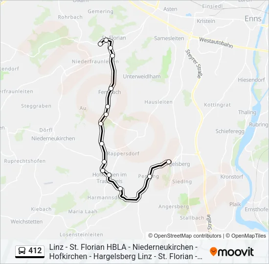 412  Line Map