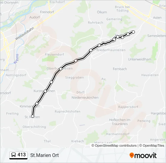 413  Line Map