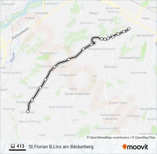413  Line Map