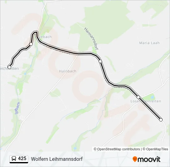 425  Line Map