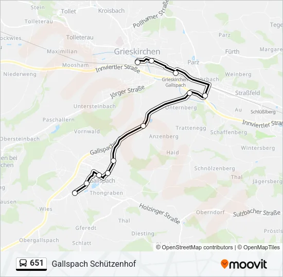 651  Line Map