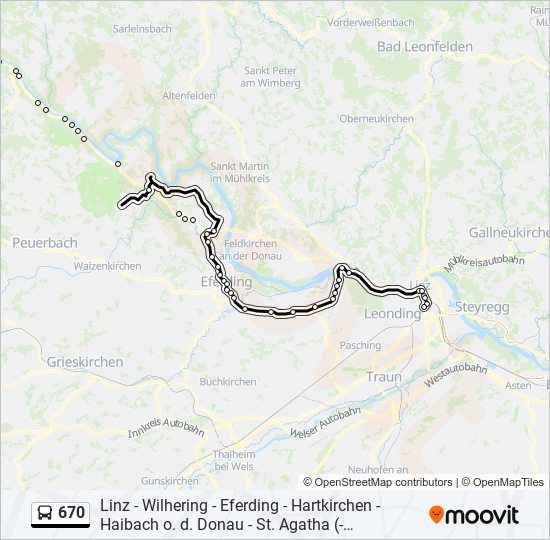 670 Route: Fahrpläne, Haltestellen & Karten - Linz Hbf (Aktualisiert)