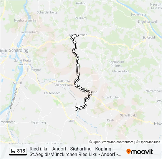 813  Line Map