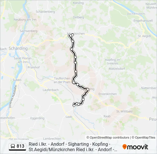 813  Line Map