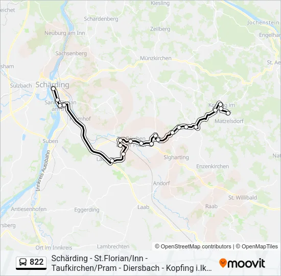 822  Line Map
