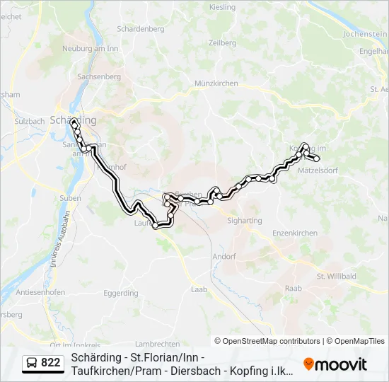 822  Line Map