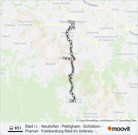 851  Line Map