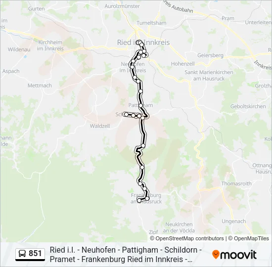 851  Line Map