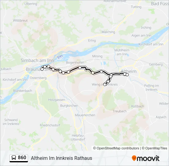 860  Line Map
