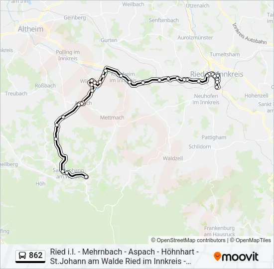 862  Line Map