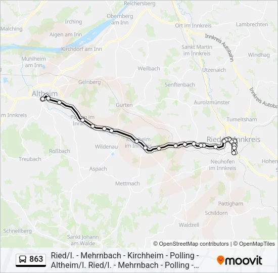 863  Line Map