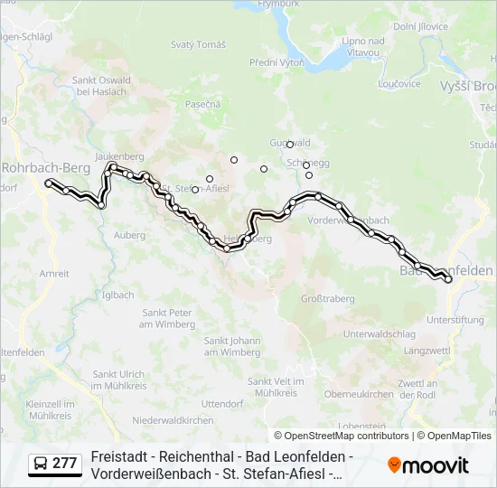 277 Bus Line Map