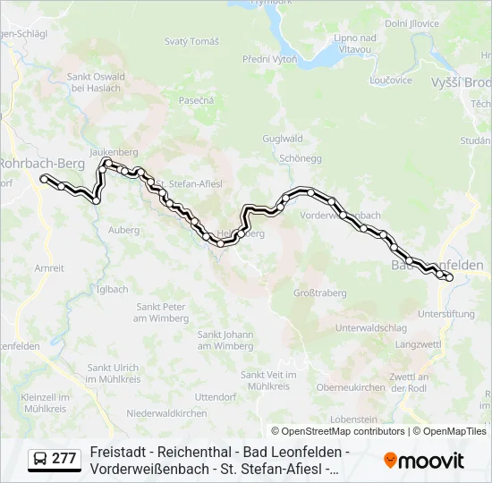 277 Bus Line Map