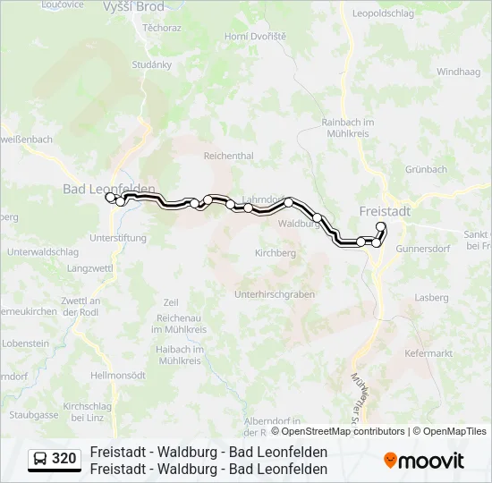 320 Bus Line Map