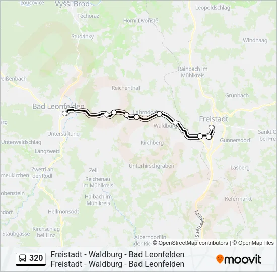 320 Bus Line Map