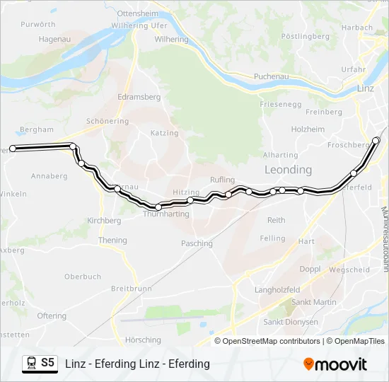 S5 Train Line Map