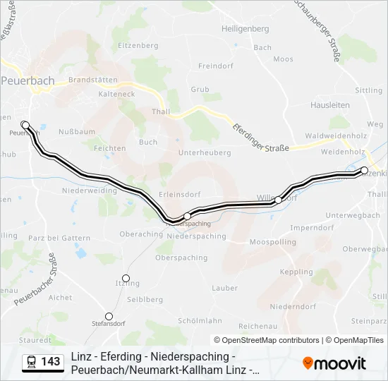 143 Train Line Map