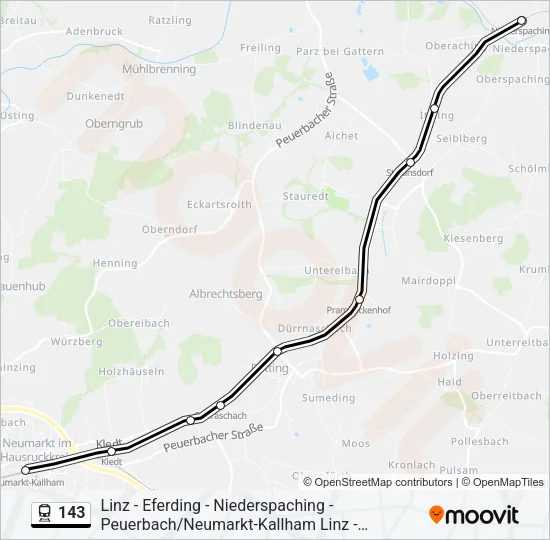 143 Train Line Map