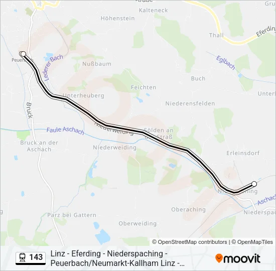 143 Train Line Map