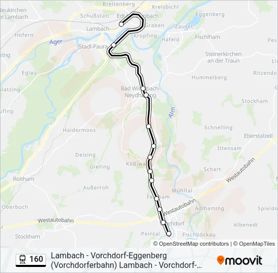 160 Train Line Map