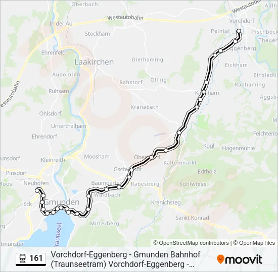 161 Train Line Map