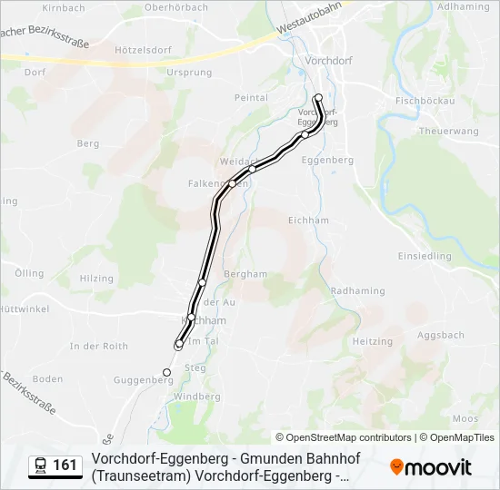 161 Train Line Map