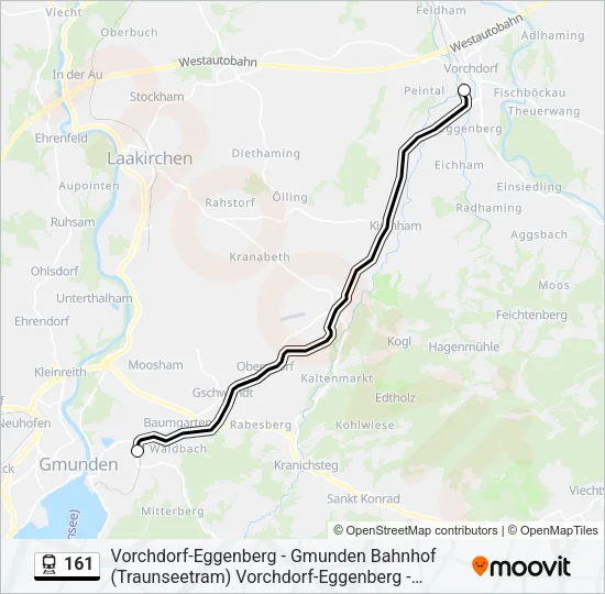 161 Train Line Map